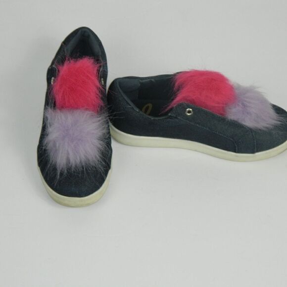 Sam Edelman Slip On Sneakers Cynthia Blue Denim - Picture 4 of 8